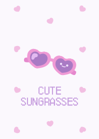 Cute Sunglasses Pattern [purple]