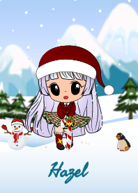 Hazel snowy girl