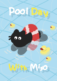 Pool day with Miso