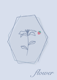 花 <草莓> 冰藍