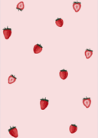 Lots of Strawberries (Pale Pink)