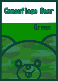 Camouflage Bear Green