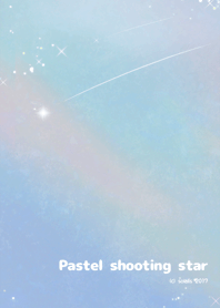 Pastel shooting star