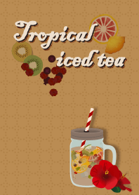 Tropical iced tea 02 + beige [os]