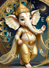 Gold Ganesha: For Bisiness & Wealth (JP)