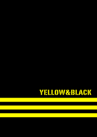Simple Yellow & Black no logo No.8-2