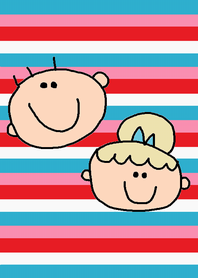 (Happy children theme colorful border )