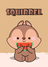 Simple Love Squirrel Theme Vr.2