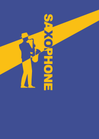 sax. playing Corn flower blue