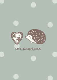Hedgehog and gingerbread*green2