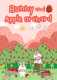 Bunny and Apple Orchard