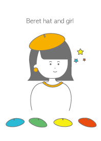 beret and a girl  3