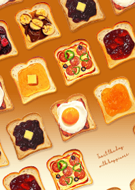 Delicious Toast -  Brown 09