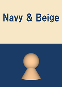 Navy & Beige Simple design 19