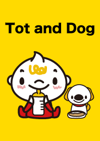 Um bebê e cão