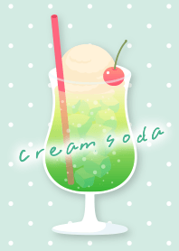 Cream soda /green