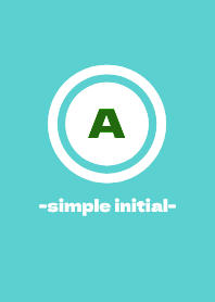 simple initial-A- THEME 18