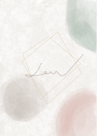 Geometric figure/beige