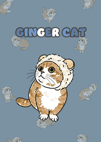 gingercat10 - pale denim