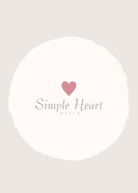 Simple Heart Dusky Beige - MEKYM 5