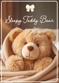 brown Sleepy Teddy Bear 02_2