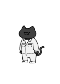 Coveralls black cat 11.