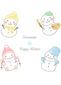 Snowman *happy winter*