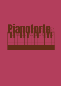 pianoforte wine-red