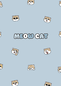 neko head1 - blue