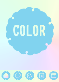 blue color rainbow  G18