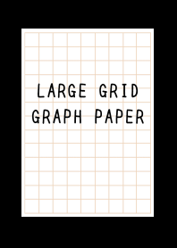LARGE BEIGE GRID GRAPH PAPER-BLACKj