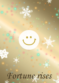 全体運が上がるスマイル雪結晶 冬特集 Line 着せかえ Line Store