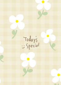 Check pattern flower garden25 from Japan