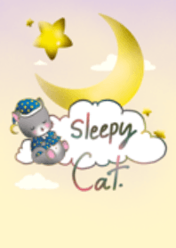 Sleepy cat by Pokpak