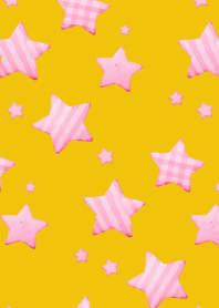 Pink Stars yellow