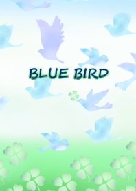 Theme the blue bird of happiness