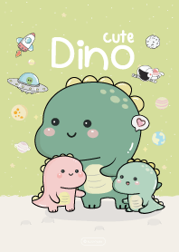 Dino Cute Green