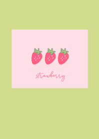 いちご -黄緑ピンク-
