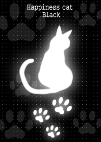Happiness cat black