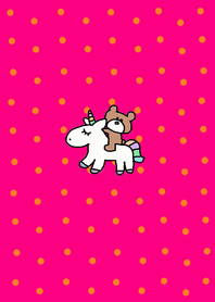 (Bear theme x pink dot)
