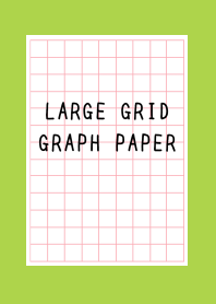 LARGE RED GRID GRAPH PAPER-RED-GREENj
