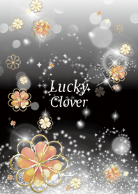Black : Lucky clover