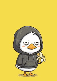 Sleepy Duck and His Morning Banana