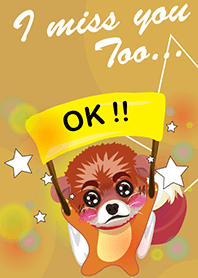 Mini dog happy