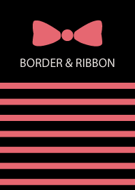 BORDER & RIBBON -Pink Ribbon 15-