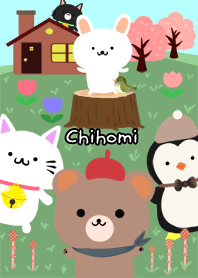 Chihomi Cute spring illustrations
