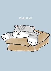 neko drawing3 - blue