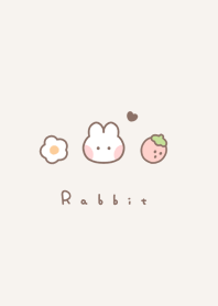 Rabbit & Strawberry |light beige.