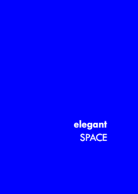 elegant SPACE <BLUE one>