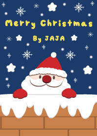 Merry Christmas Night Blue By JAJA-003